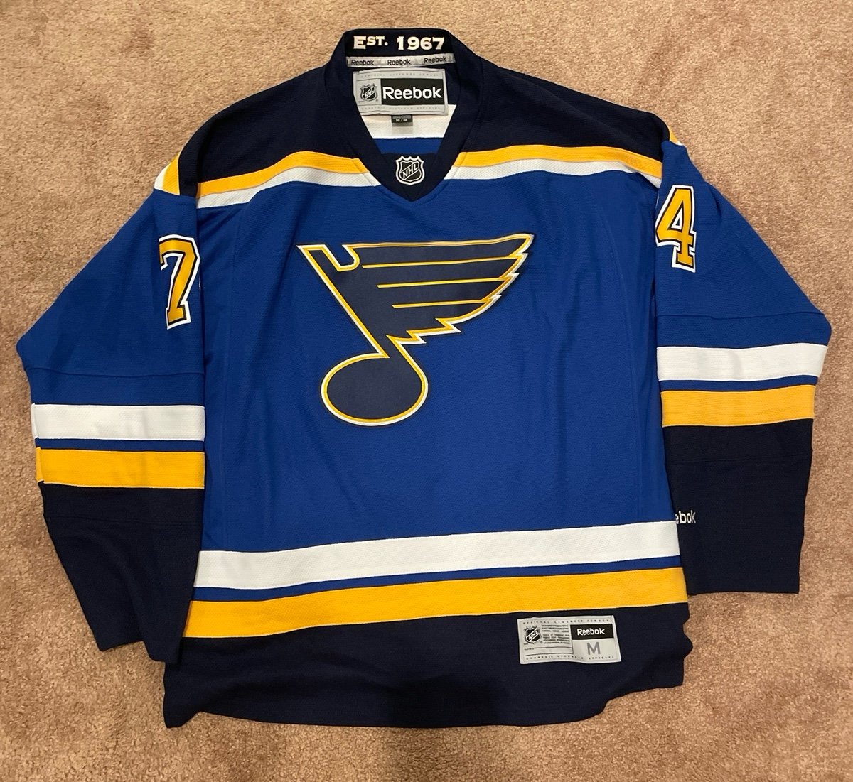 St Loius Blues Home Jersey TJ Oshie Reebok M