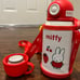 NEW IN BOX strawberry miffy insulated water bottle with drink holder
