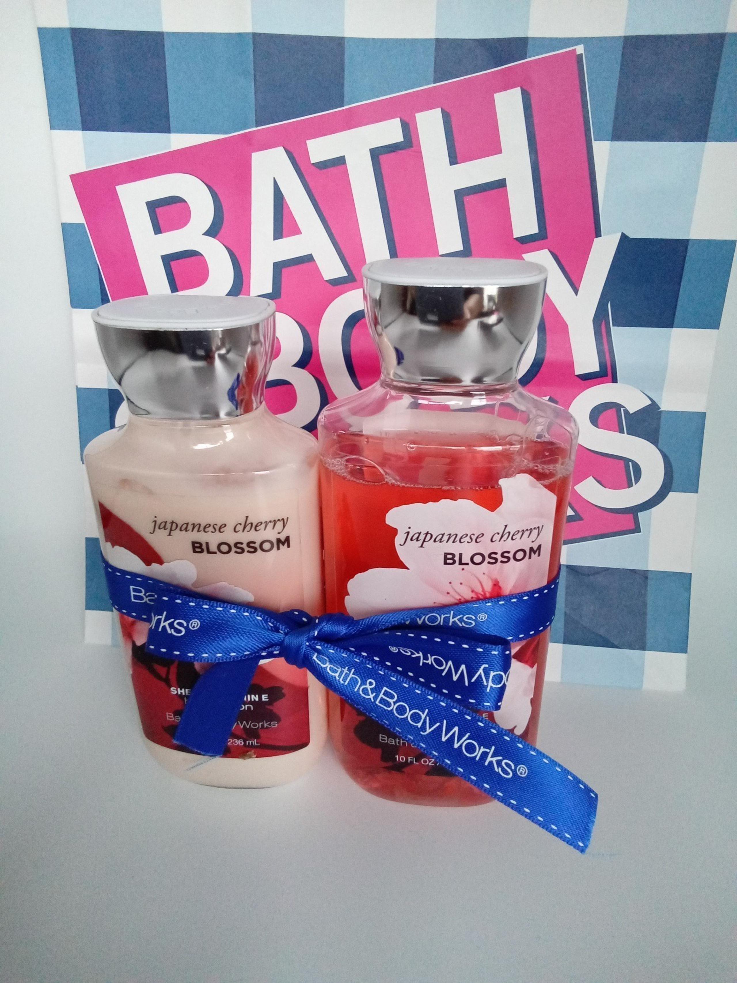 Bath & Body Works Bundle Set of 2 Pieces Japanese Cherry Blossom New