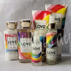 NWT Bath & Body Works Rainbow Waves Body Care Bundle