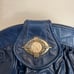 Dark blue vintage 80’s shoulder Blue bag crossbody bag unique design retro