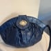 Dark blue vintage 80’s shoulder Blue bag crossbody bag unique design retro