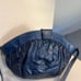 Dark blue vintage 80’s shoulder Blue bag crossbody bag unique design retro