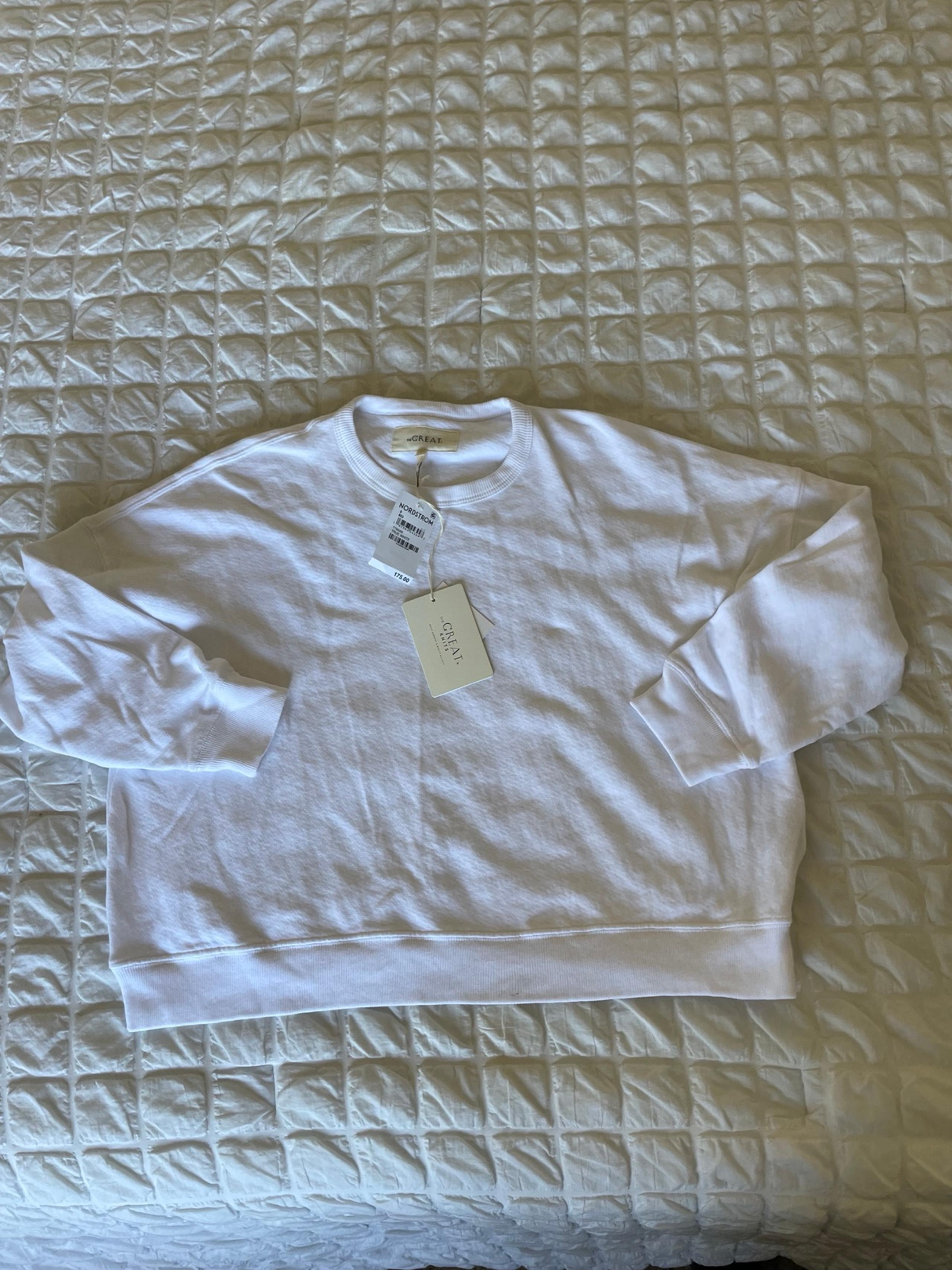 The Great white crewneck sweater
