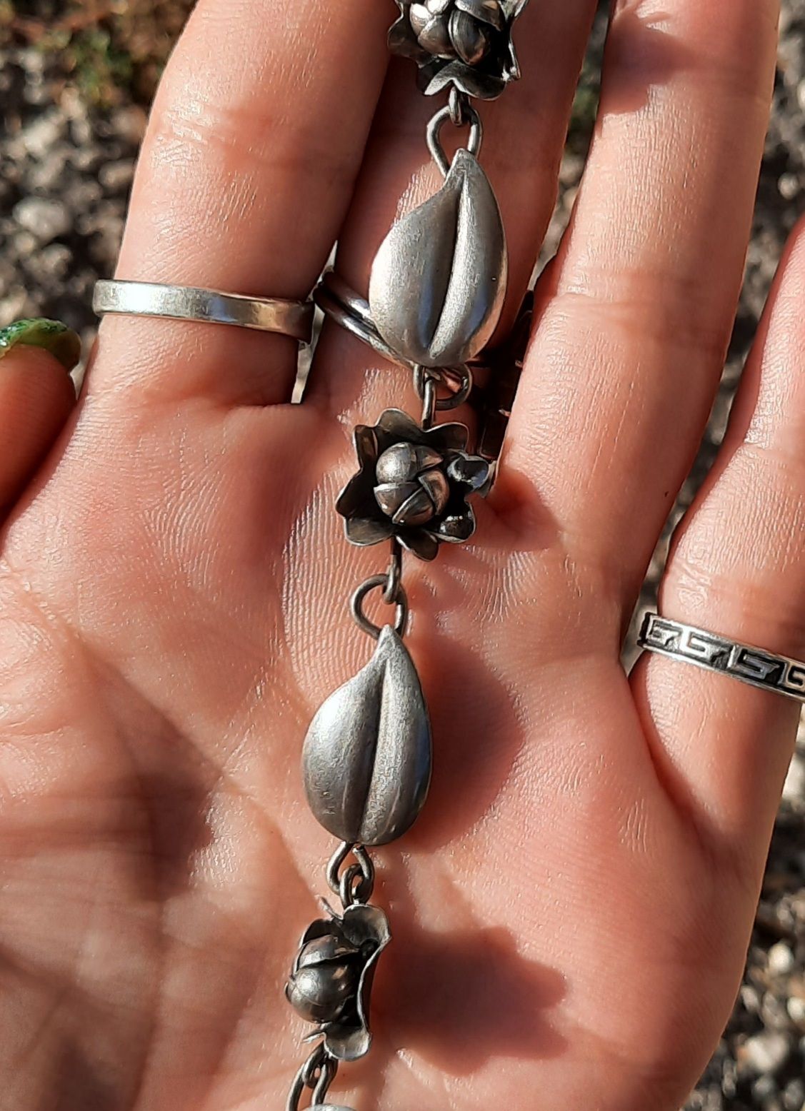 Vintage Handmade Sterling women's bracelet
