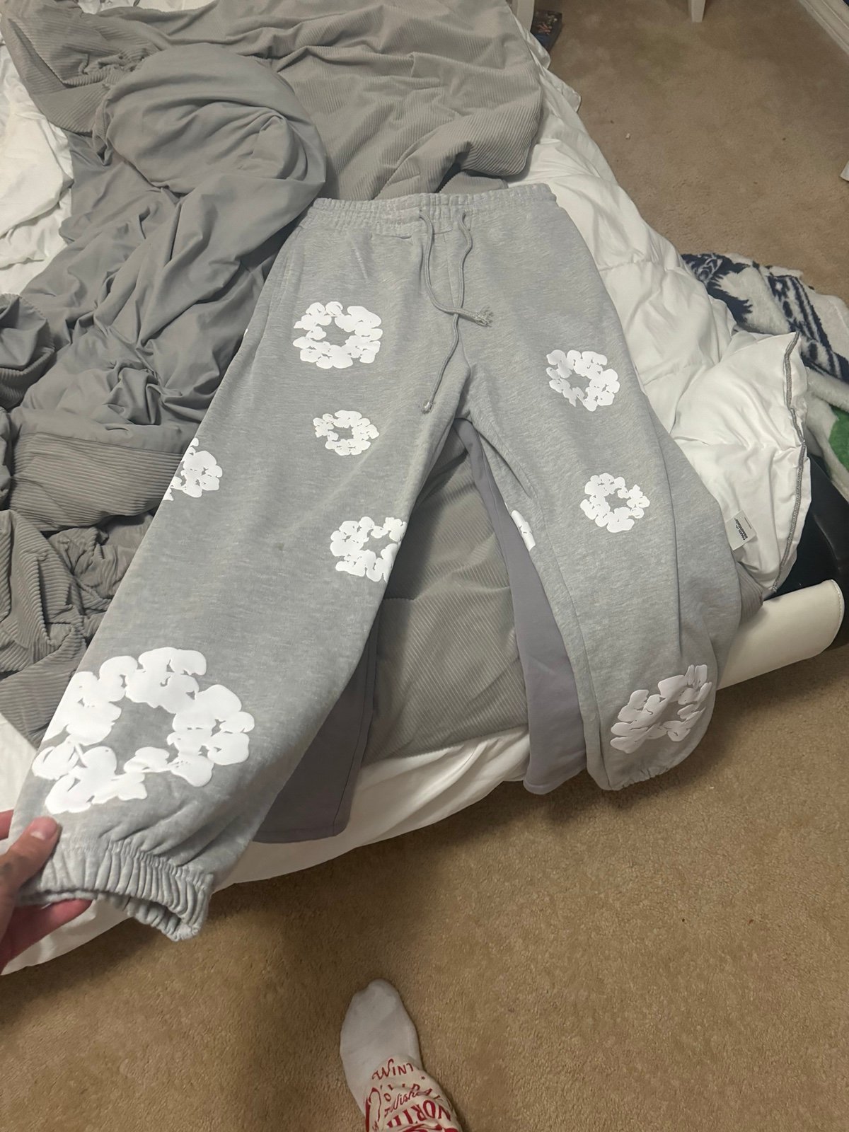 Denim Tears Grey Sweats