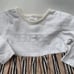 Baby kid dress 3/6 months Burberry Long Sleeves White Beige