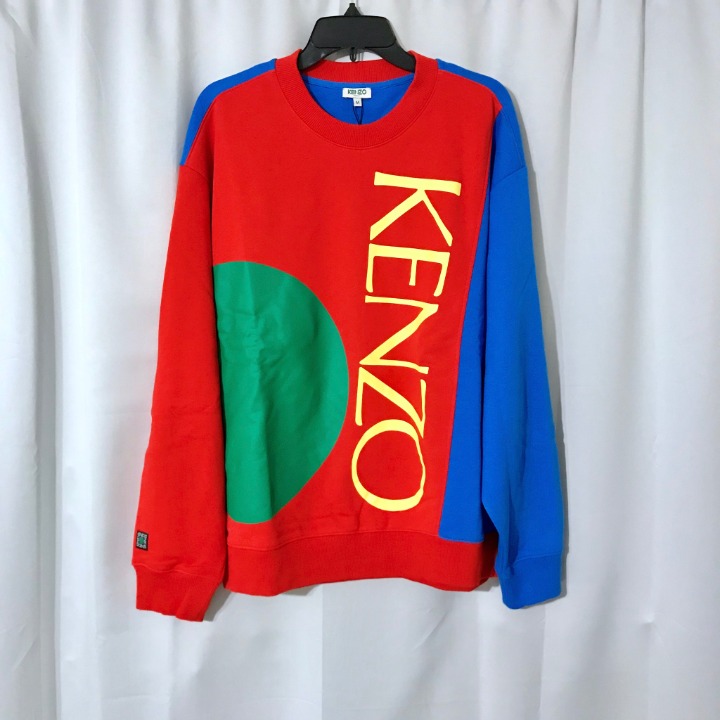 Kenzo Paris Colorblock Oversize Sweater