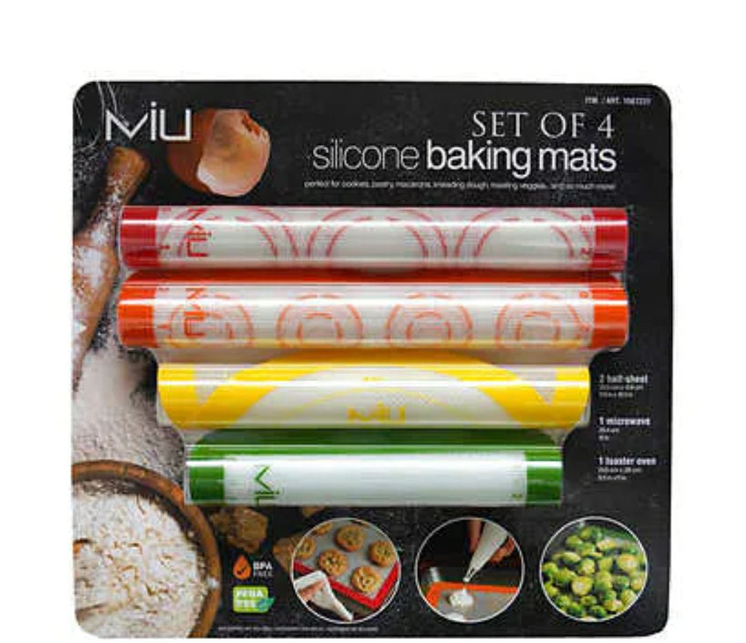 Miu set of 4 silicone baking mat