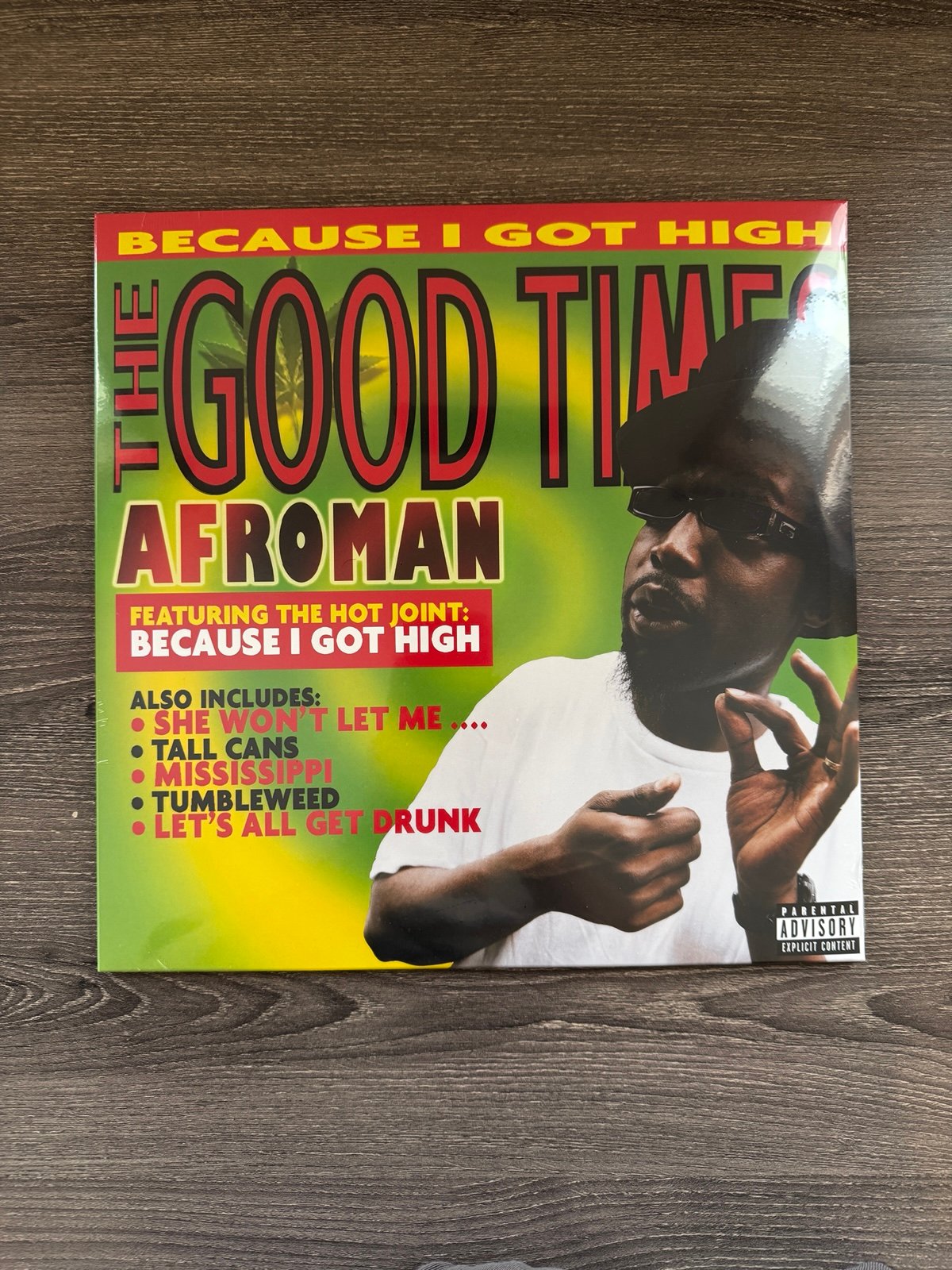 Afroman - The Good Times Hazy White Smoke Vinyl 2xLP Enjoy The Ride 2025