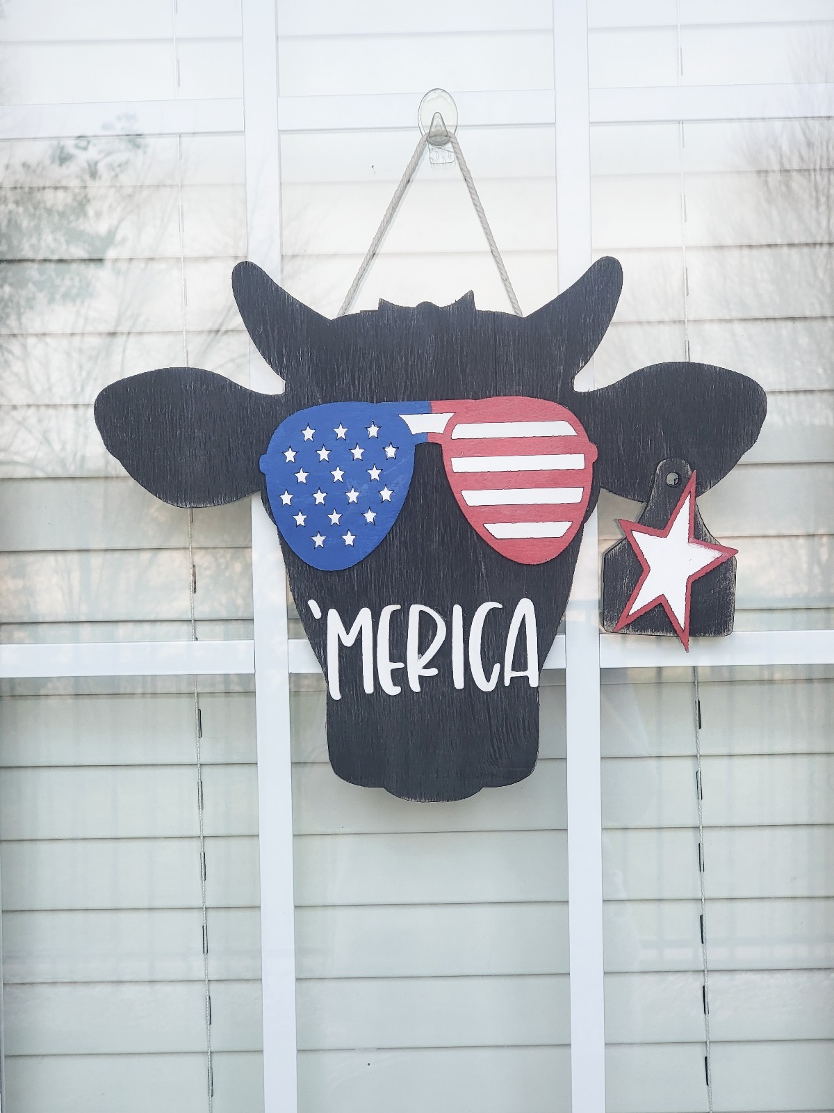 4th july door hanger