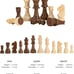Pip Games 14 inches Wooden Chess Set for Adults and Kids - Weighted Chess Pieces