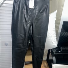 abercrombie leather pants