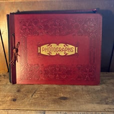 Antique Scrapbook from the 1940's with 297 postcards