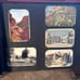 Antique Scrapbook from the 1940's with 297 postcards