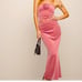 REFORMATION / Adalynn Velvet Pink Maxi Skirt M