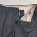 VTG Zanella Wool Pants Mens 40x27 Grey Pleated Front Cuffed Hem Made in Italy
