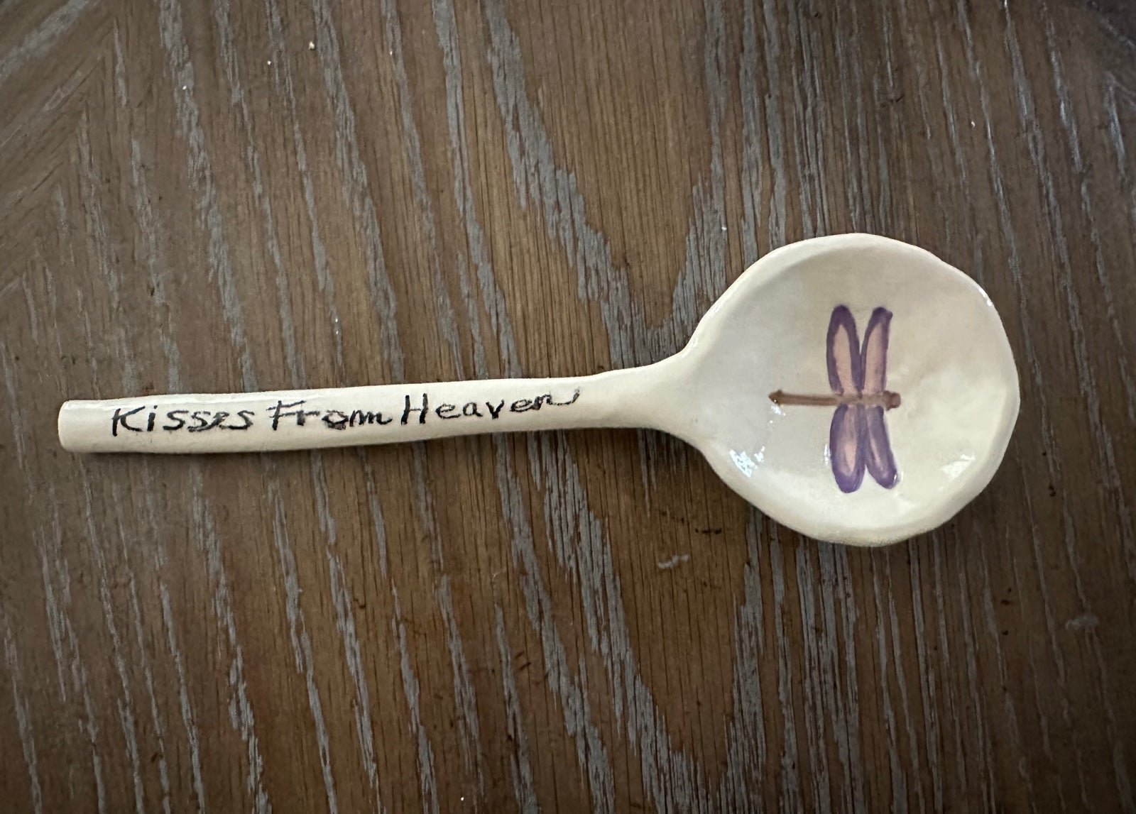 Sweet Peeps Pottery Handmade Dragon Fly Spoon