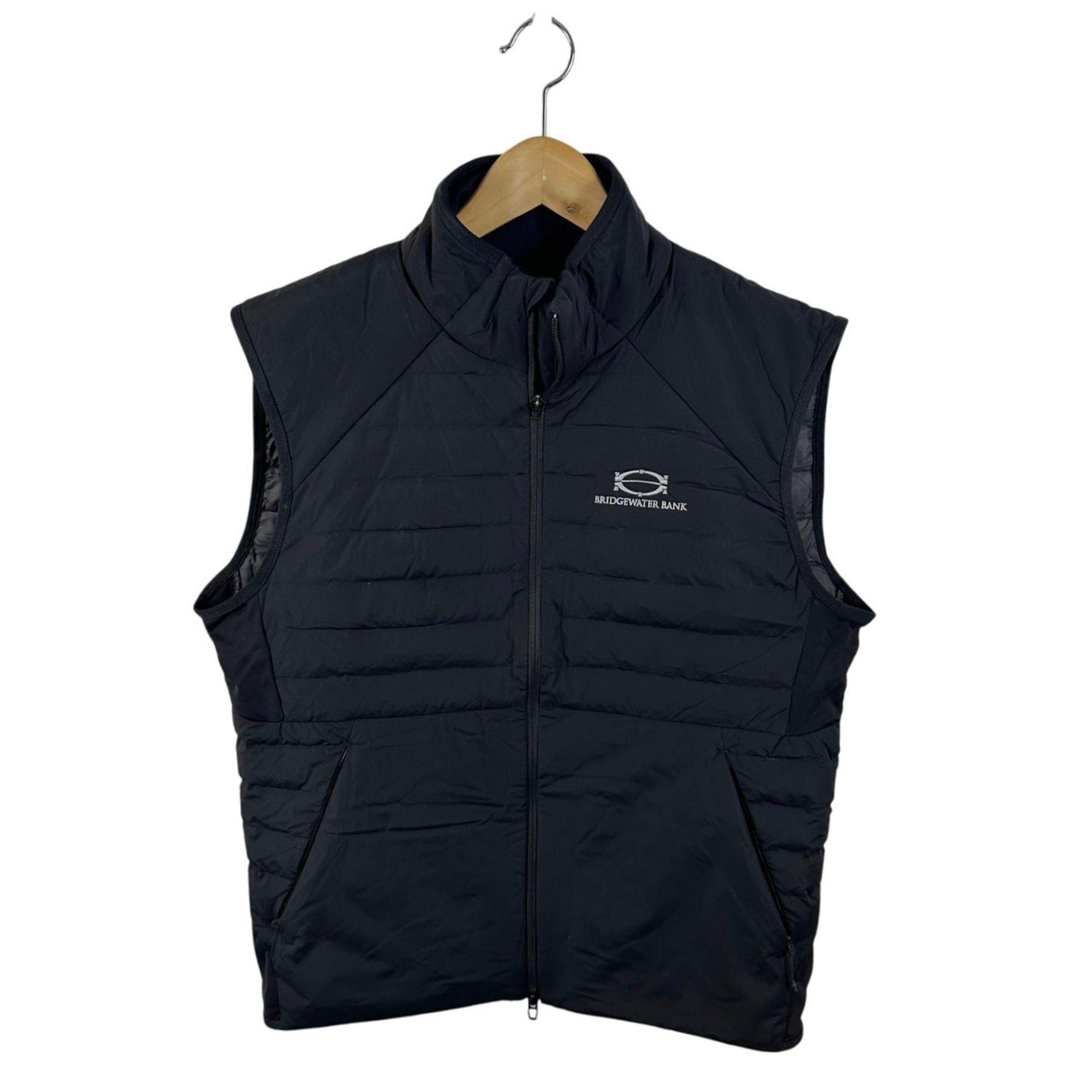 Lululemon Mens Down For It All Puffer Vest Black Size Medium Full Zip Logo
