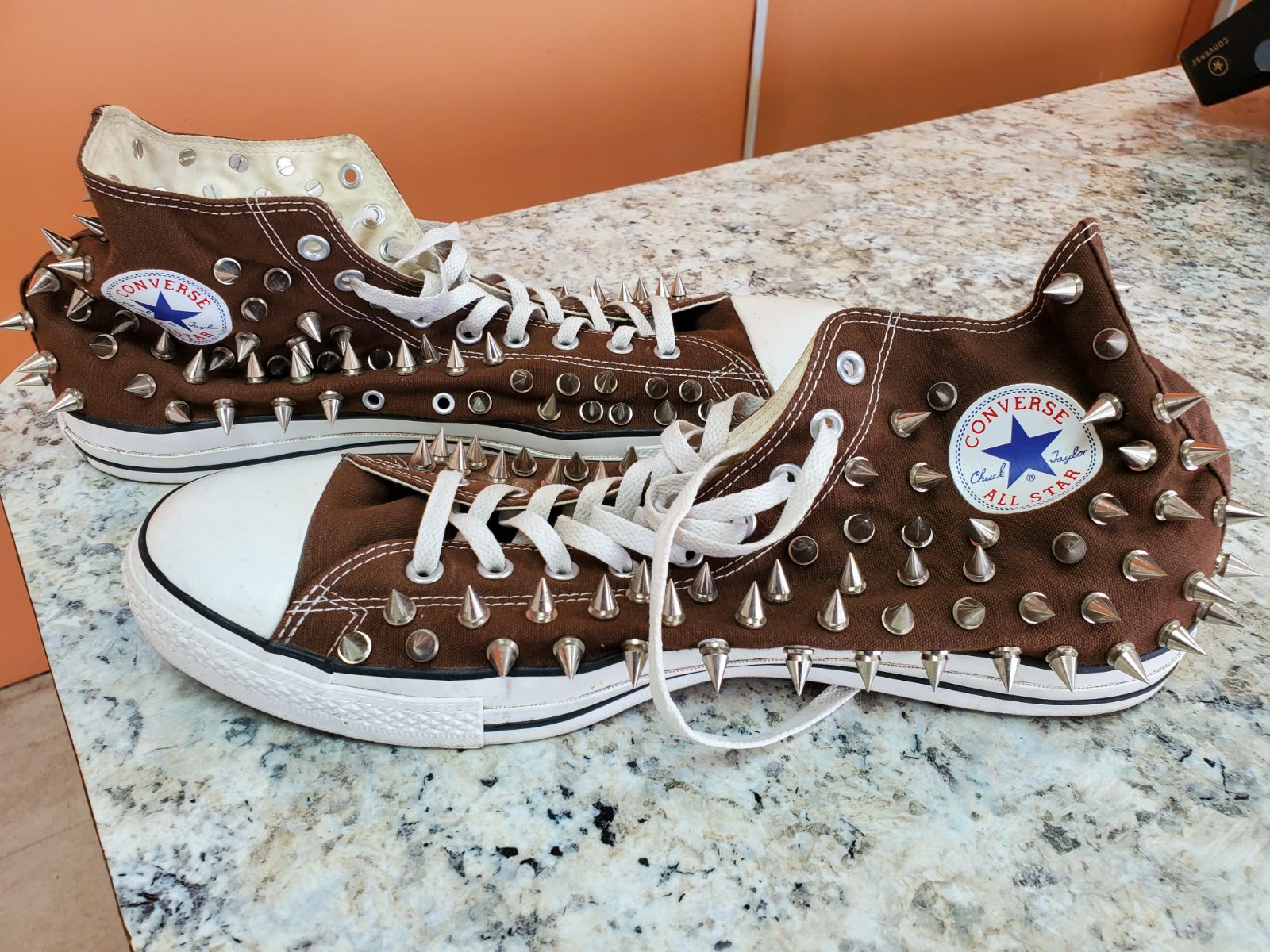 Size 17 Custom Made Converse