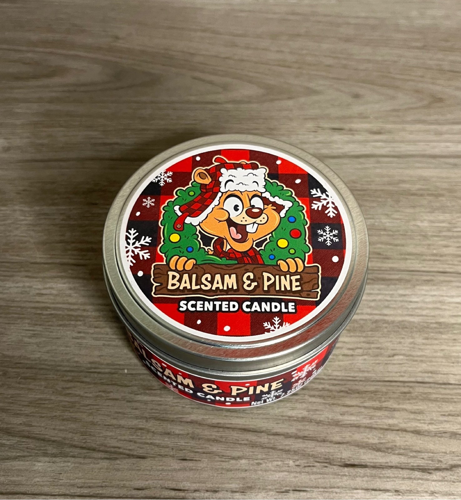 Universal Studios Earl The Squirrel Balsam & Pine Scented Candle Holiday NEW