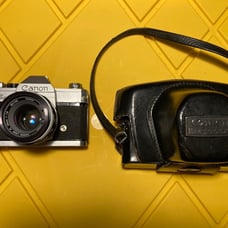 Vintage Canon TL-QL 35mm Camera With Case