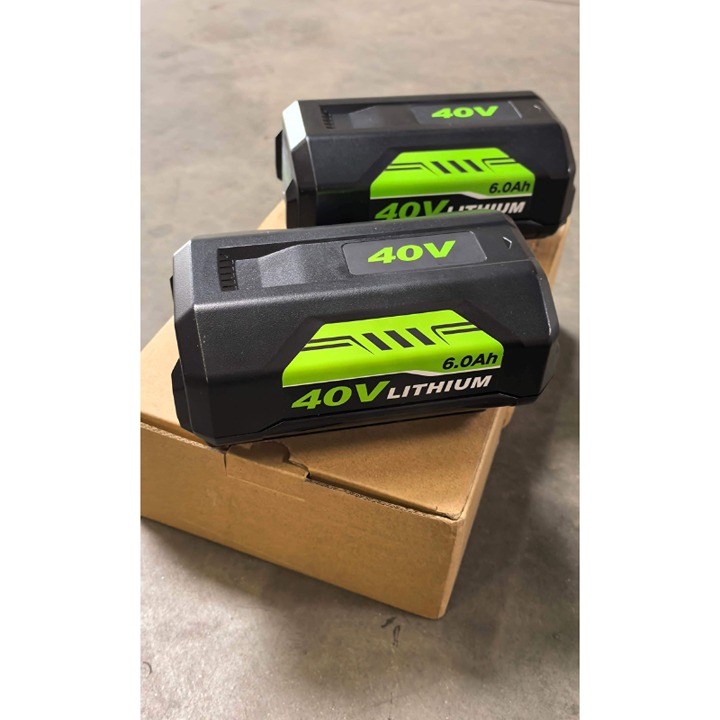 2-Pack 40V 6.0Ah Lithium Batteries Compatible with Ryobi OP40602​