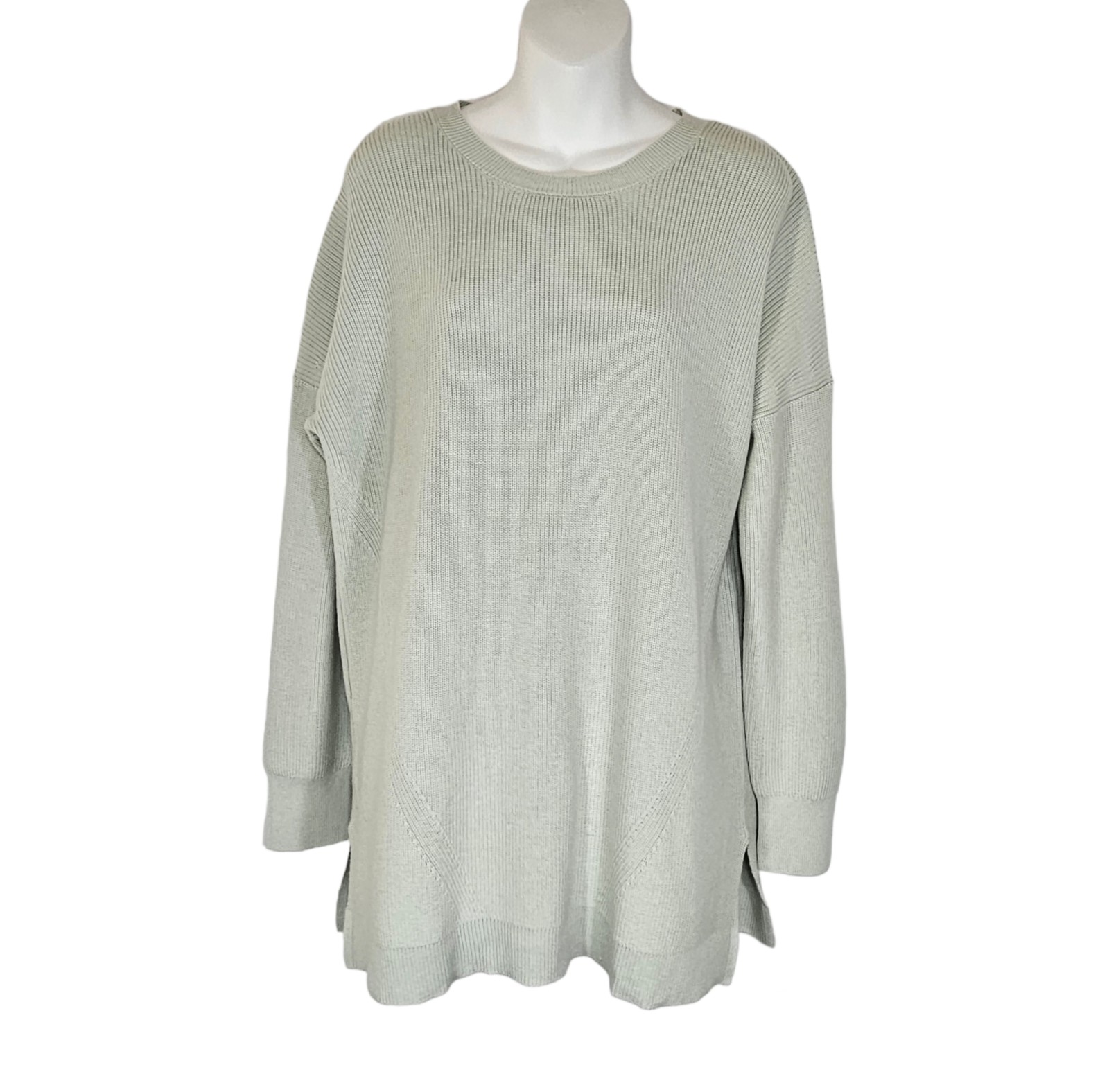 SizeMagaschoni Crew Neck Sweater Light Green Size Large