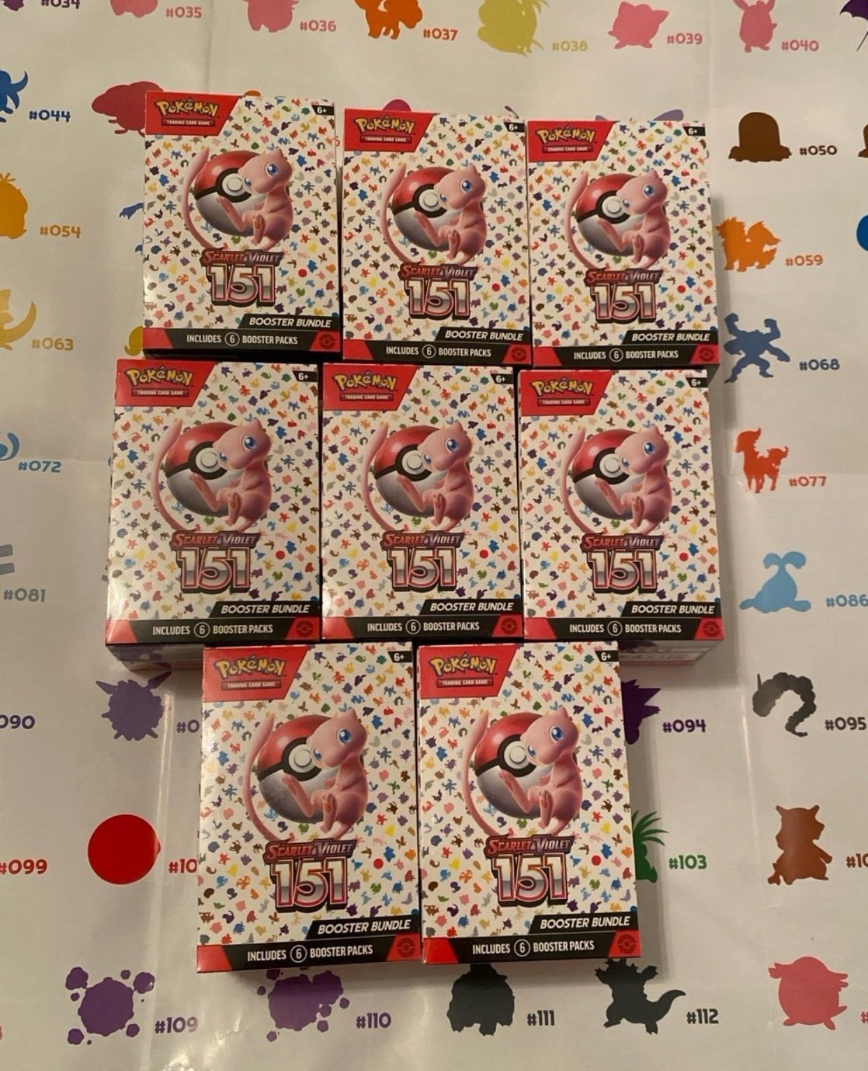 8 Pokémon 151 booster bundles