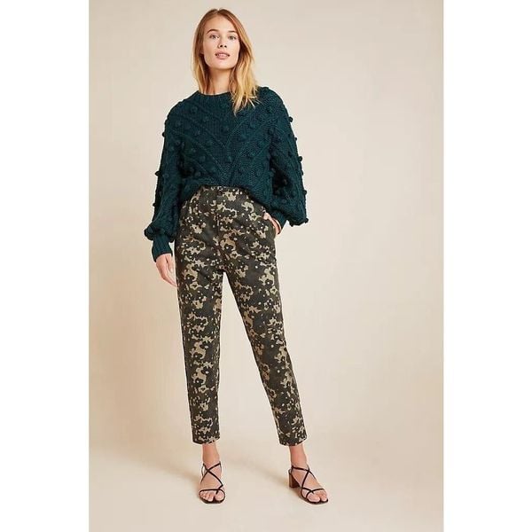 Anthropologie Amadi Floral Camo Trousers Size S.A39