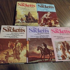 Louis L'amour The Sacketts vol 1 thru 5 HC Set