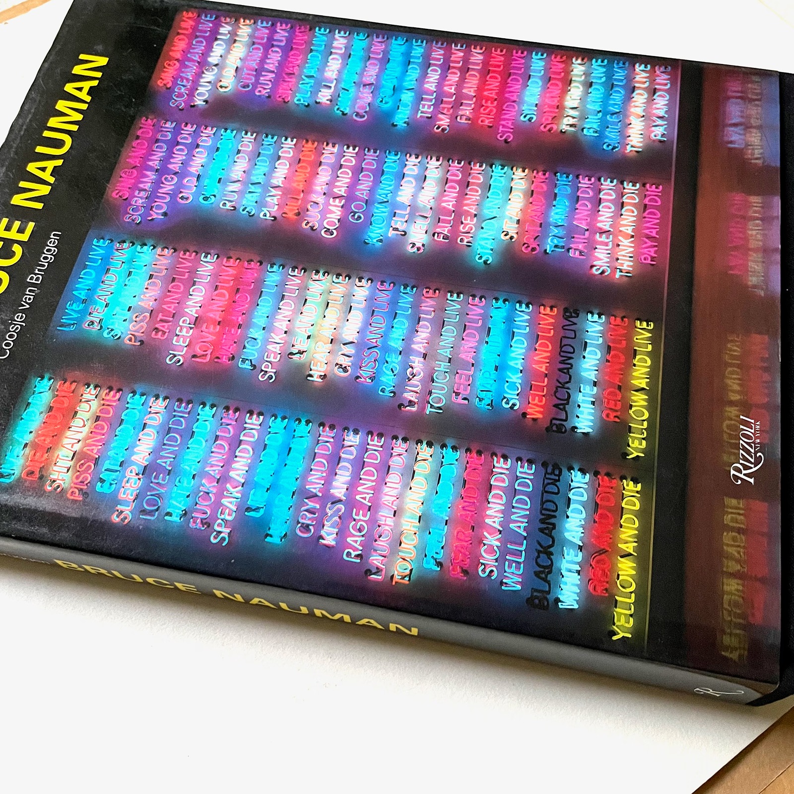 Bruce Nauman - by Coosje van Bruggen - Vintage Hardcover Book