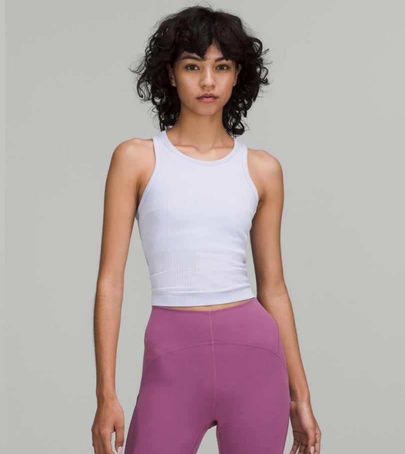 Lululemon Ebb to Street Cropped Racerback Tank Top
