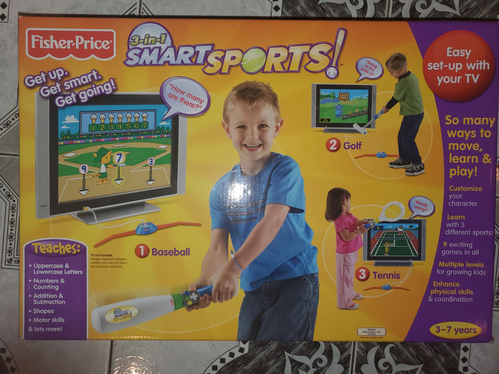 Fisher Price 3-in-1 Smart Sports NEW