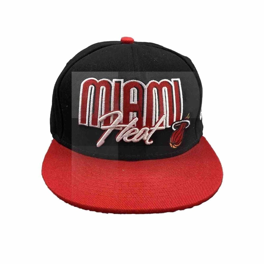 Miami Heat New Era Hat Cap Snap Back Adult Hardwood Classics NBA Basketball Mens