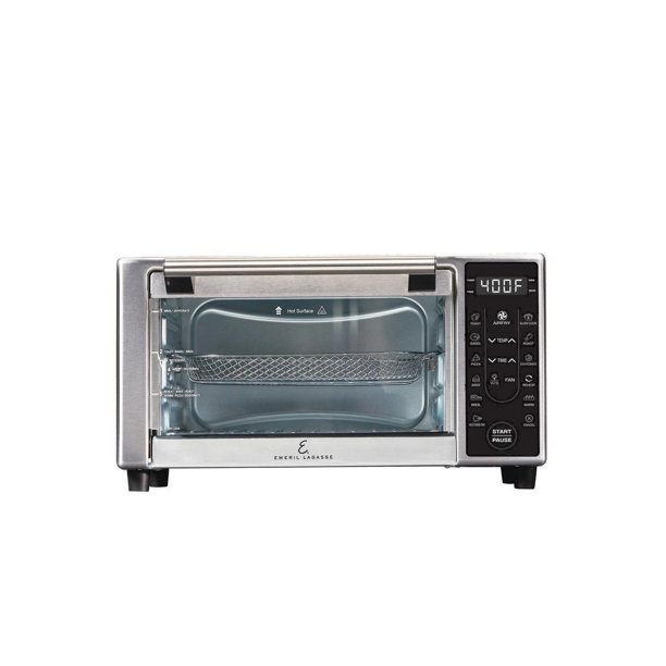 Emeril Lagasse Power AirFryer 360 Plus, Toaster Oven, Stainless Steel, 1500 Watt