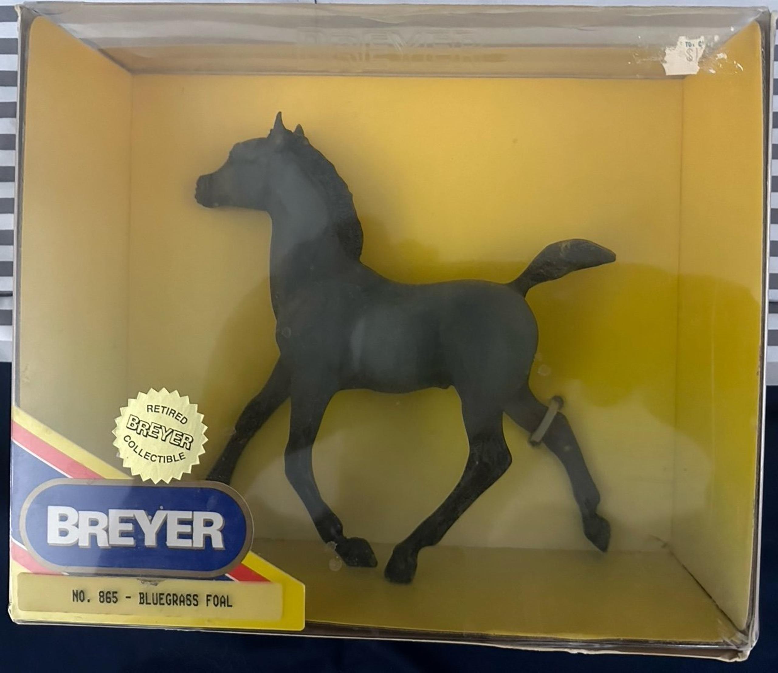 Breyer #865 Bluegrass Gray Running Foal-Retired NIB