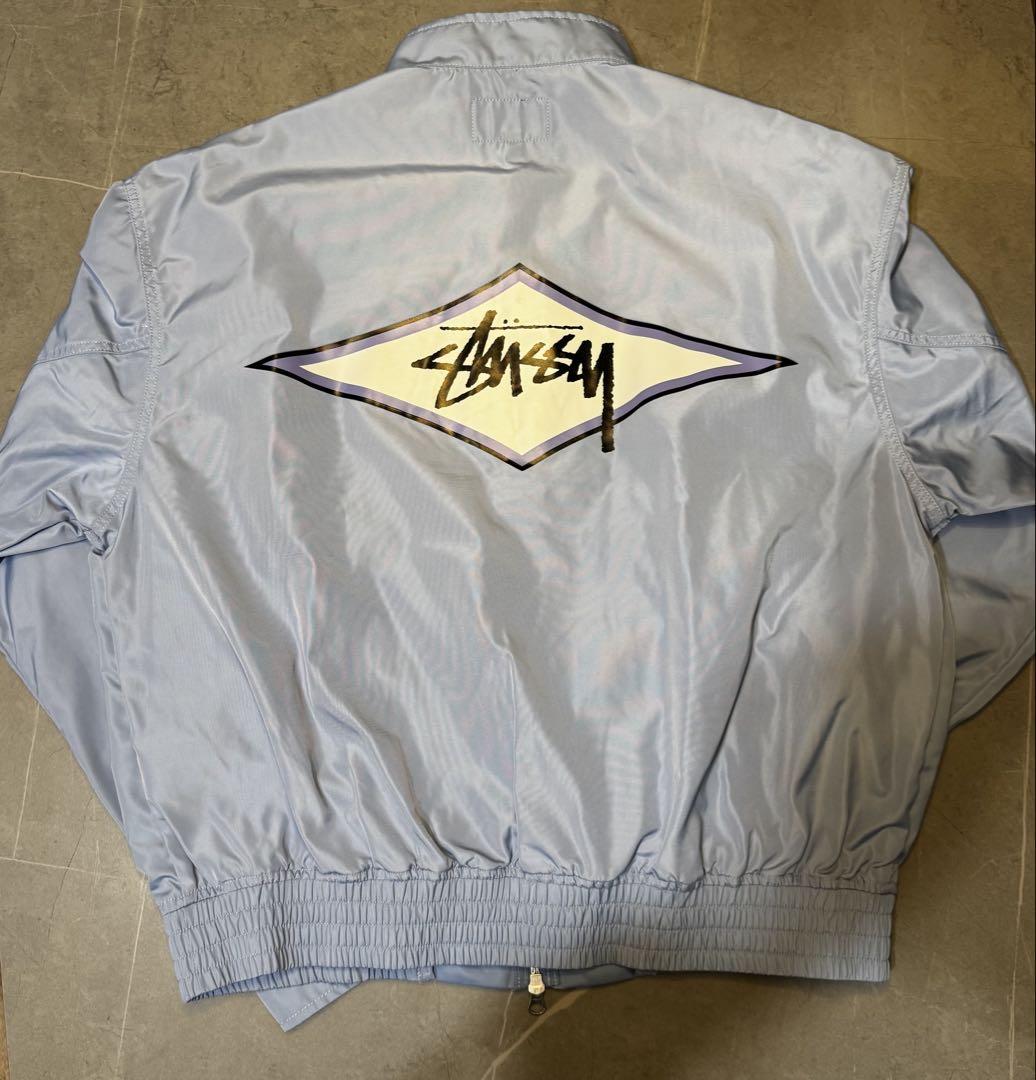 Stüssy Surf Team Harrington Jacket Blue M Windbreaker