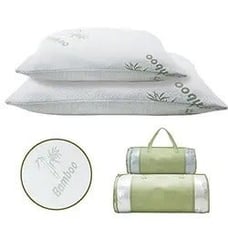 Bamboo Shredded Memory Foam Pillow - 2 PACK