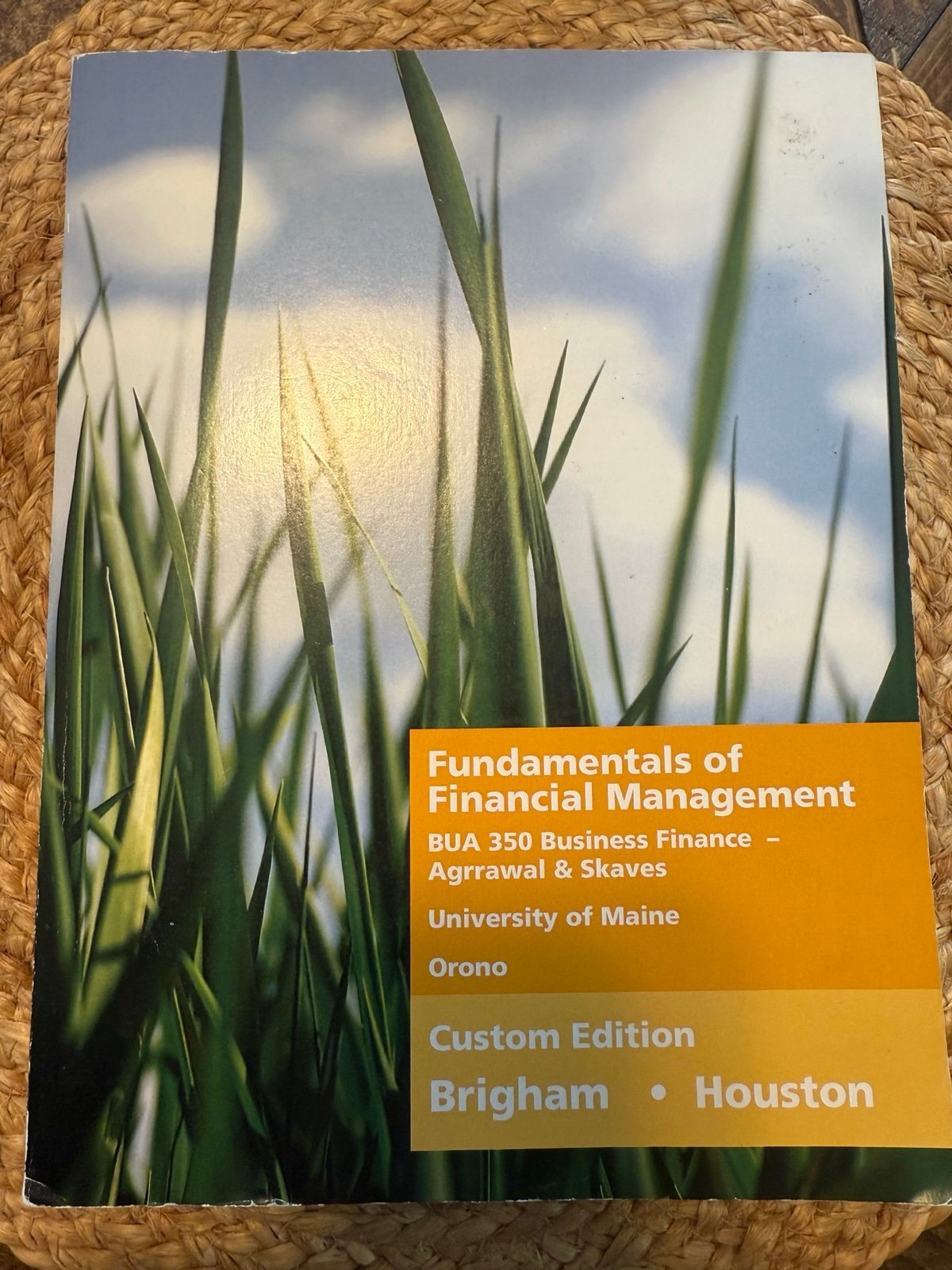Fundamentals of Financial Management BUA 350
