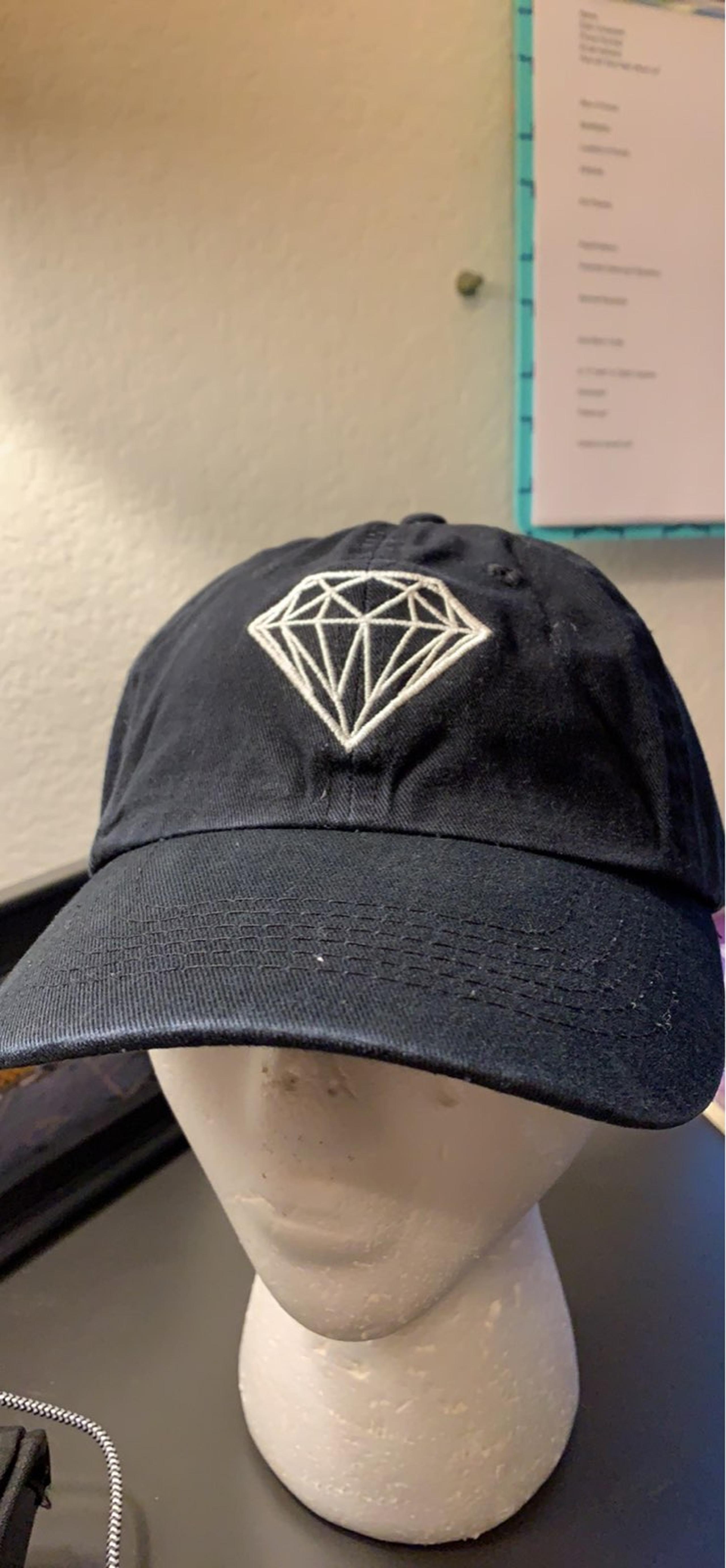 Diamond black SnapBack cap