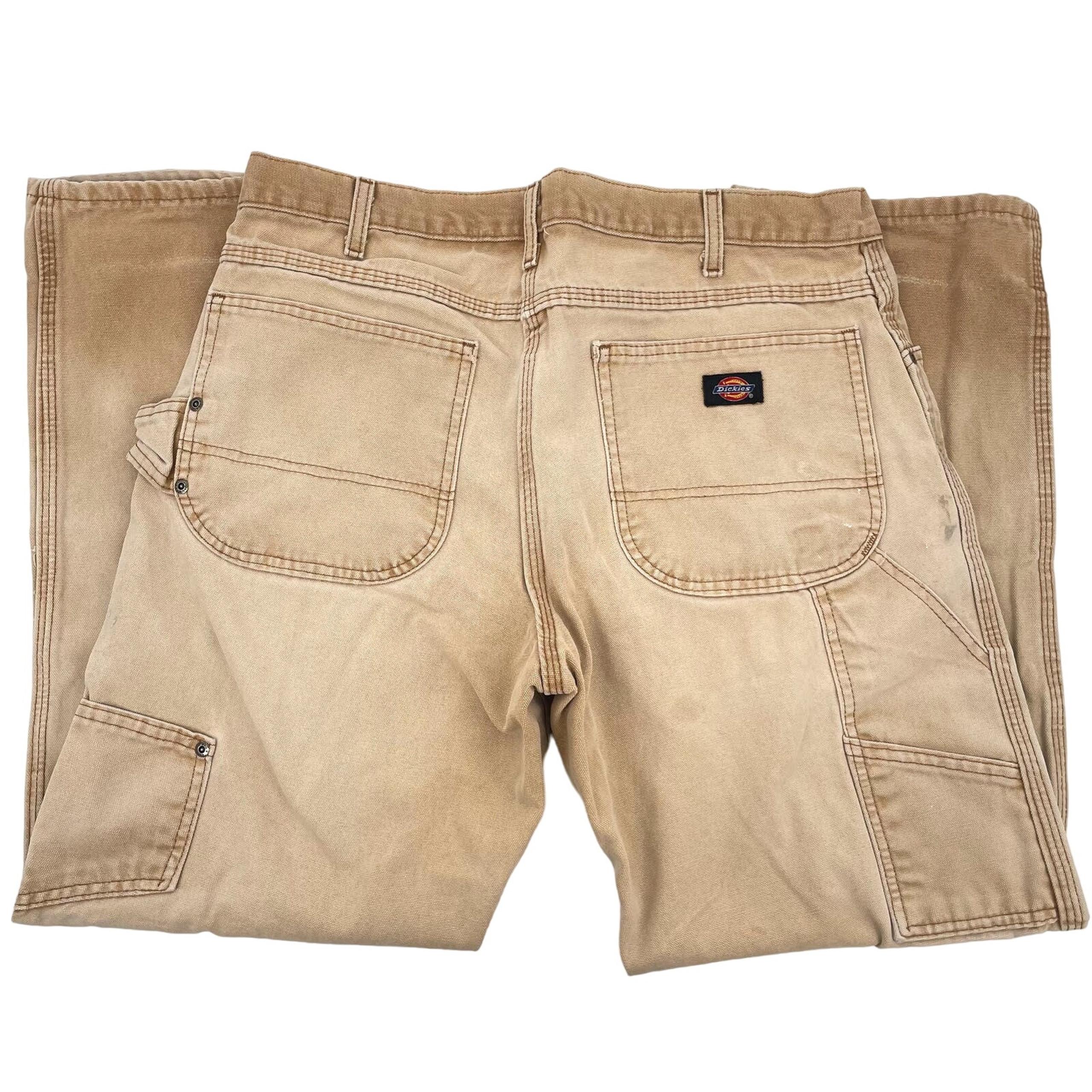 Vintage y2k mens distressed Dickies carpenter utility painters faded work pants