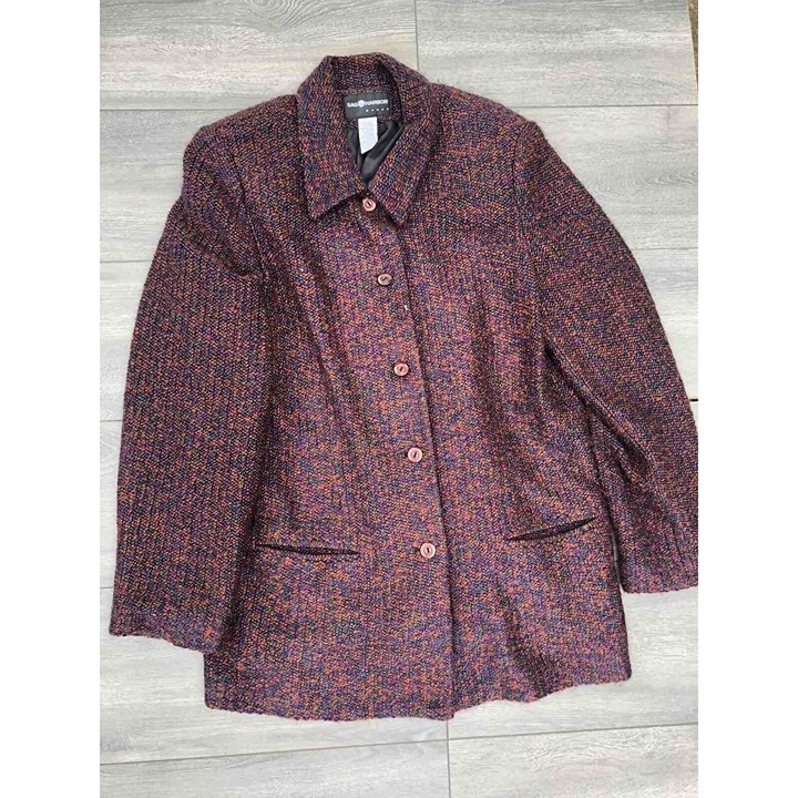 SAG HARBOR WOMEN elegant classic jacket with long sleeves Size 18W