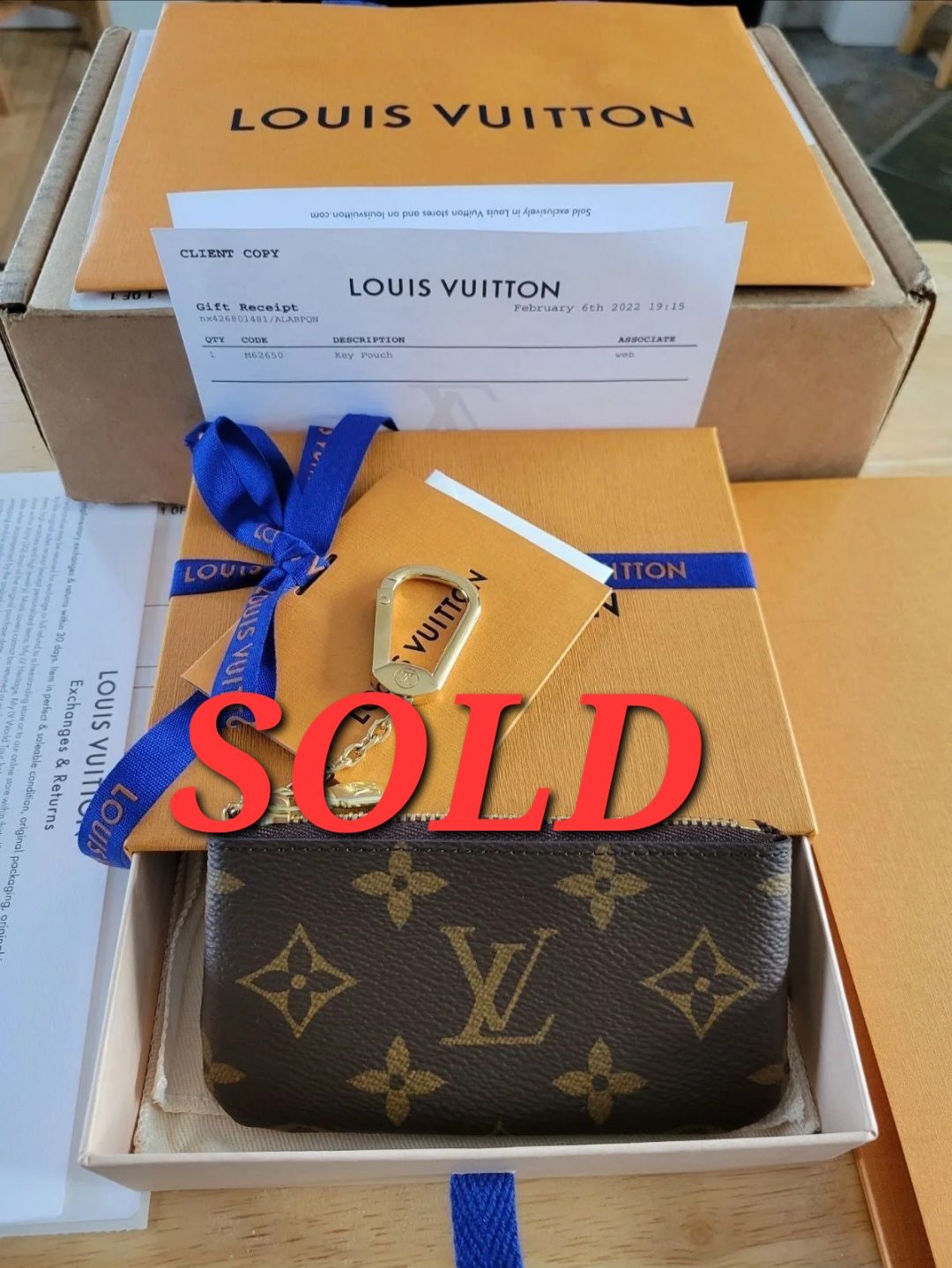 Louis Vuitton Monogram Key Pouch