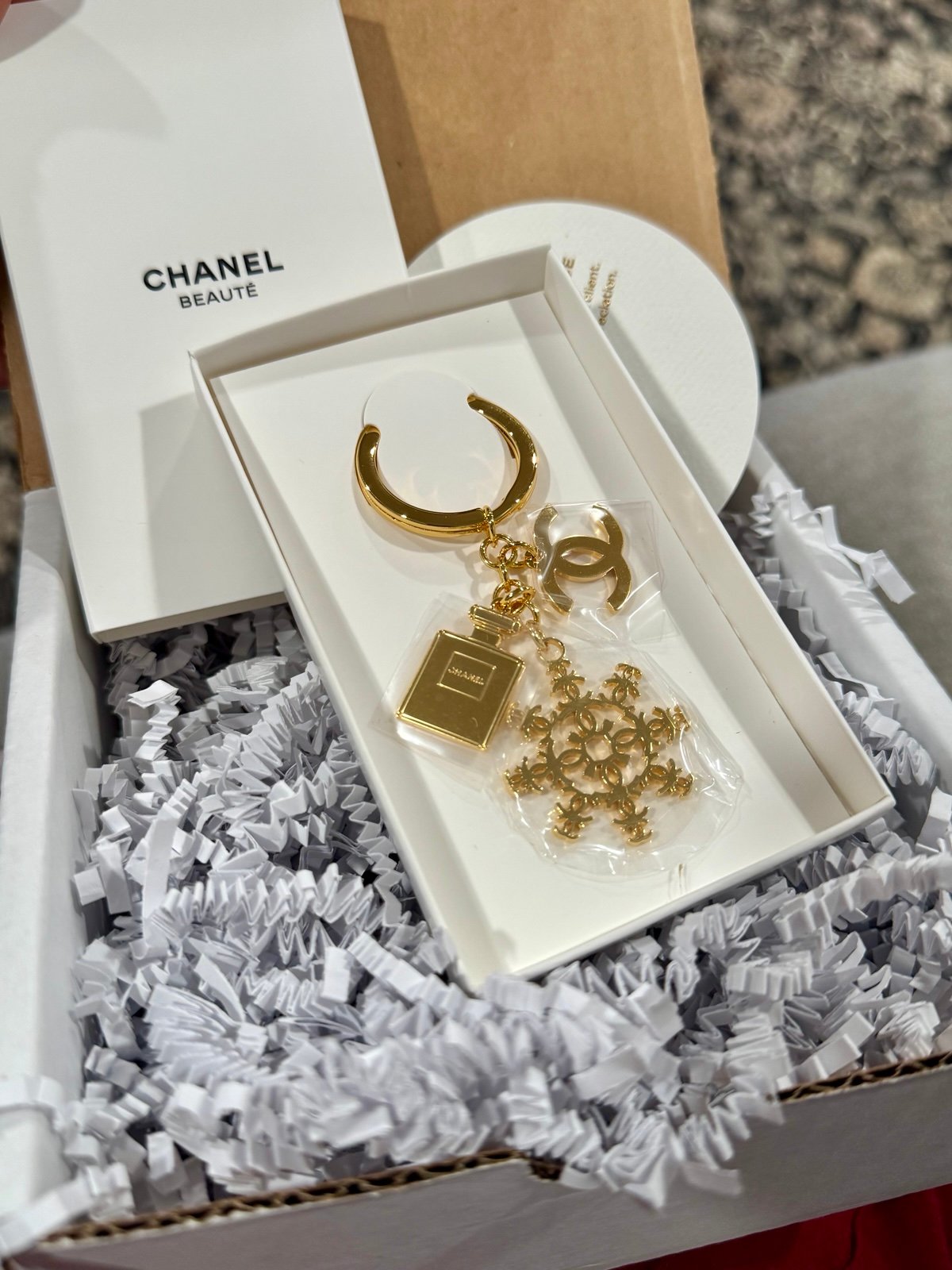 Chanel 2025 key charm - keychain