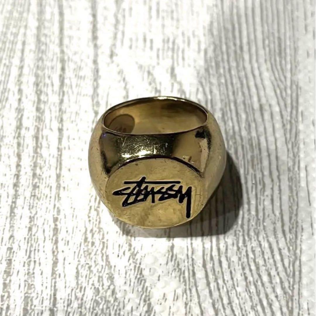 Stussy Gold Band Ring