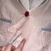 Desigual Women's Vintage Elbow Patch Embroidered Blazer Pinstripe Jacket 42