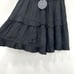 Storia Skirt Womens M Black Animal Print NWT Tiered Ruffle Whimsigoth Jacquared