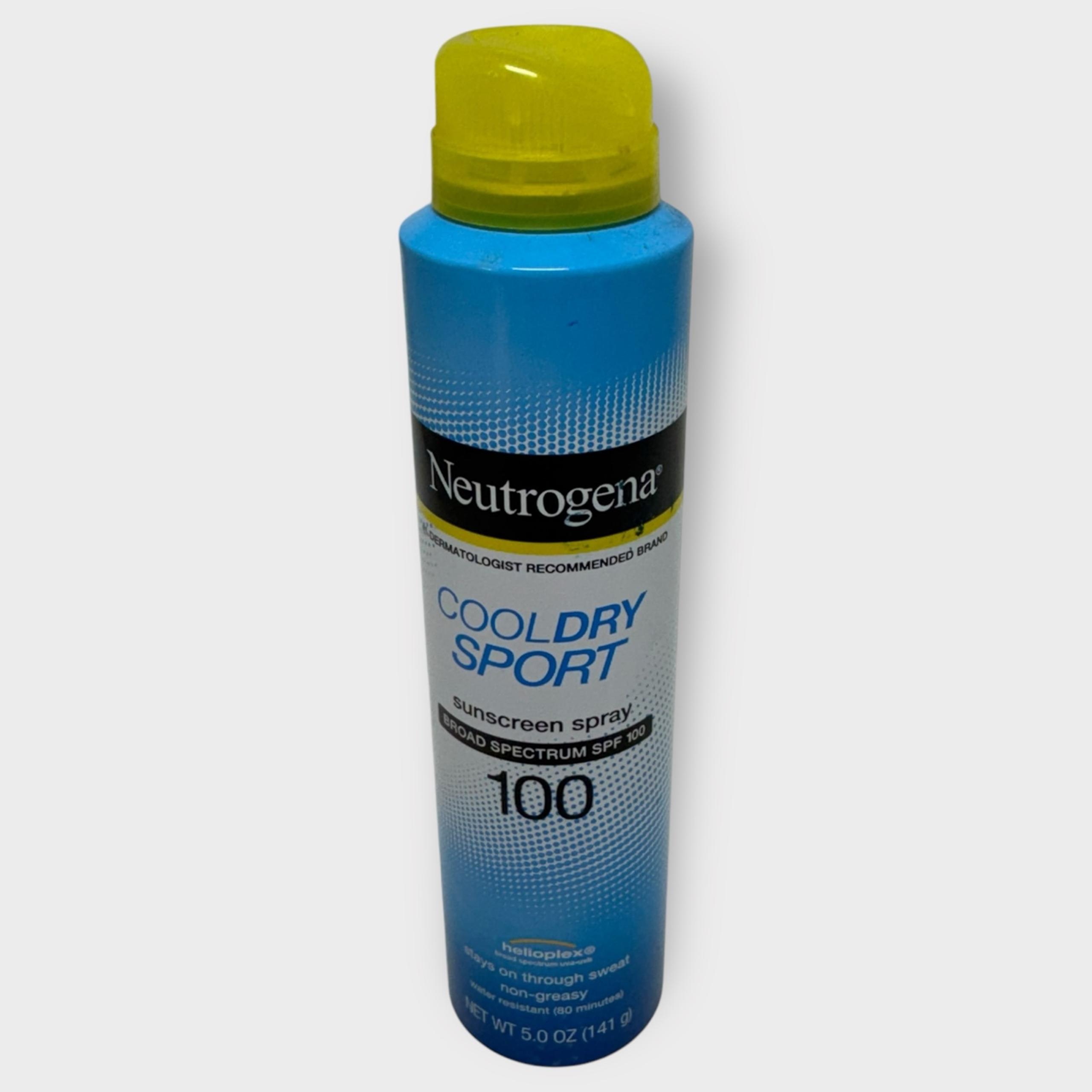 Neutrogena Cool Dry Sport Sunscreen Spray SPF 100  5 Oz NEW 2021