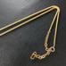 【Excellent Condition】Dior Dior Chain Necklace Gold CD Logo